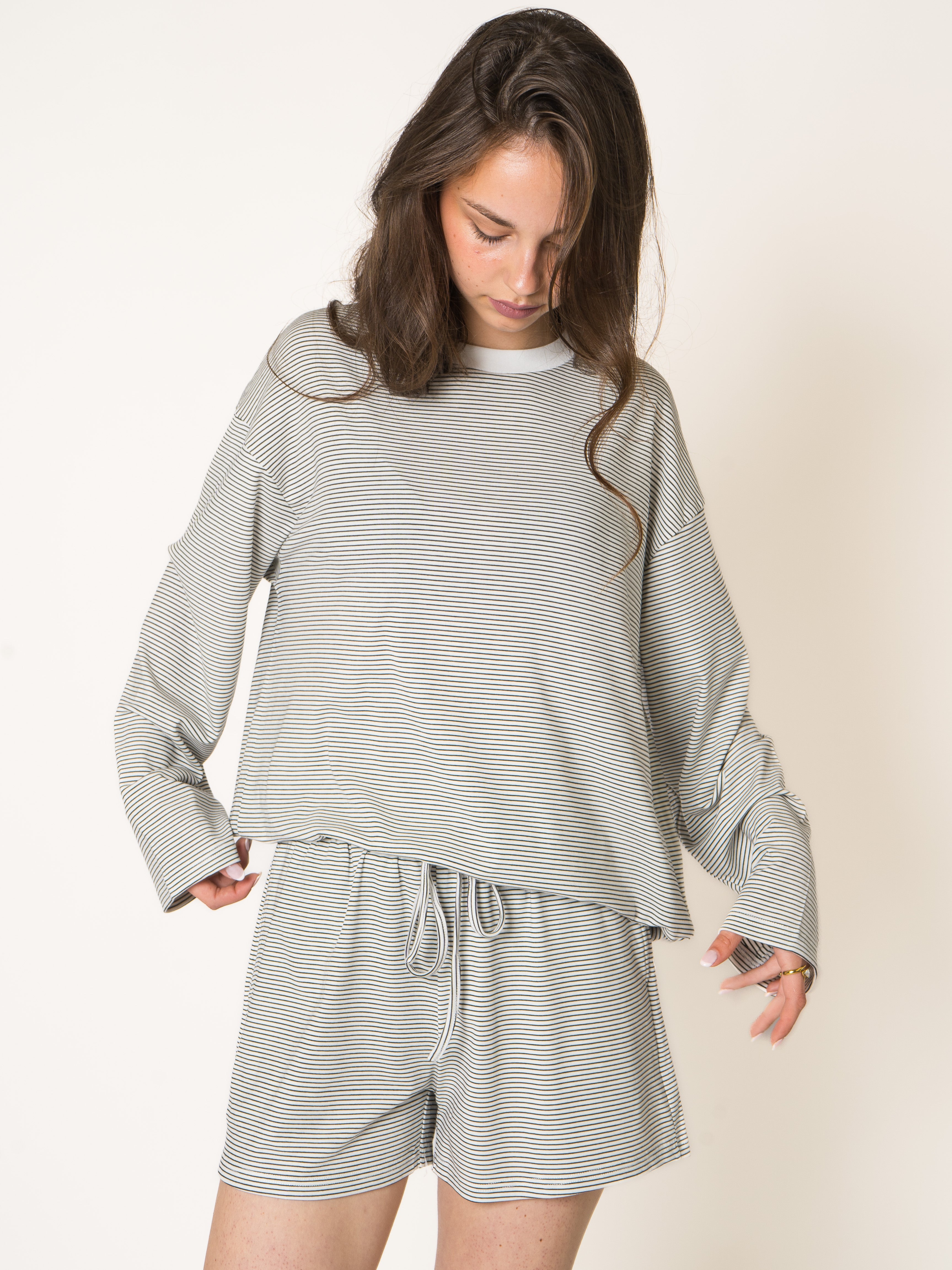 Thin Stripes Comfy Shorts