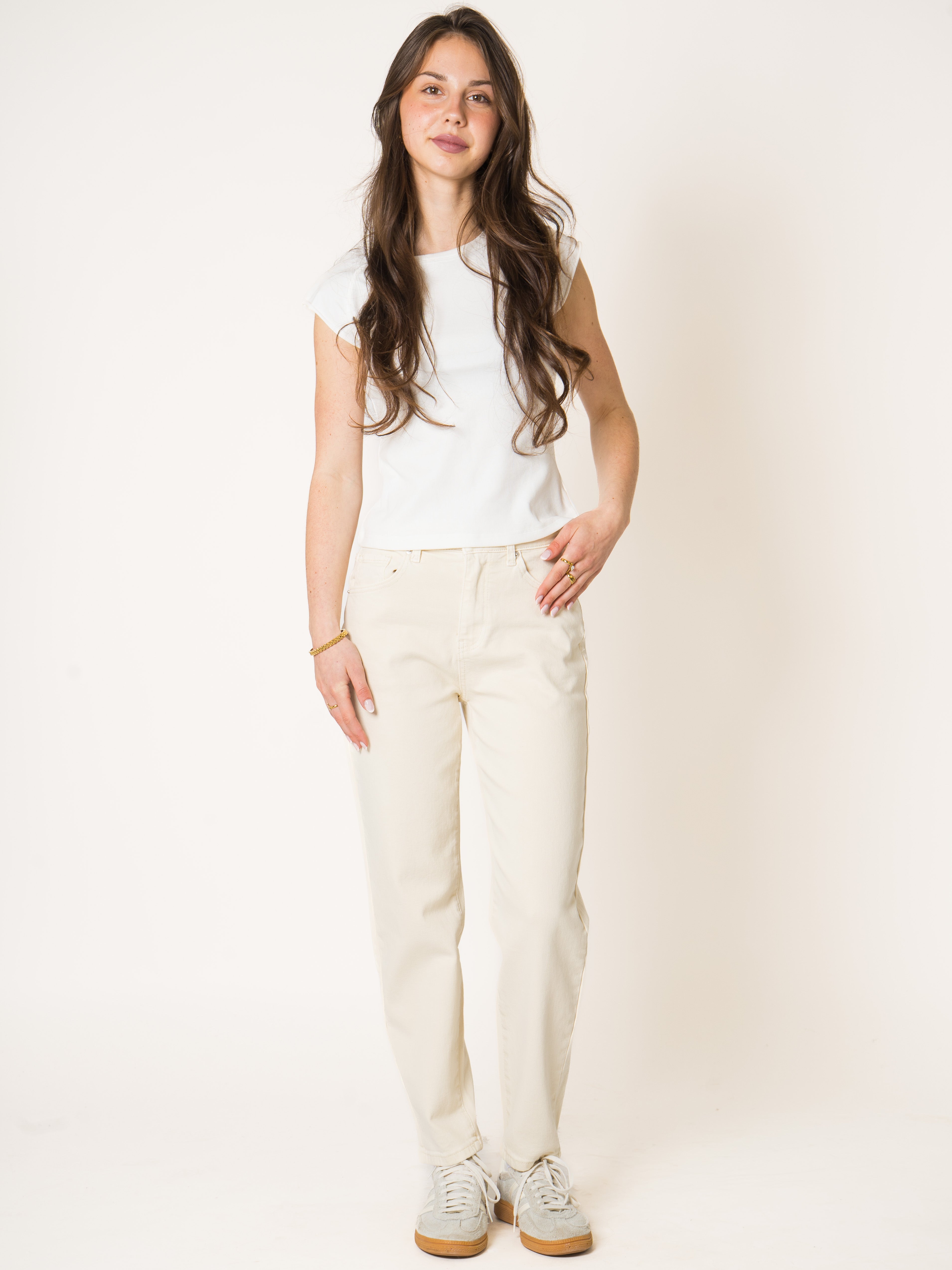 Mom Fit Jeans Chestnut