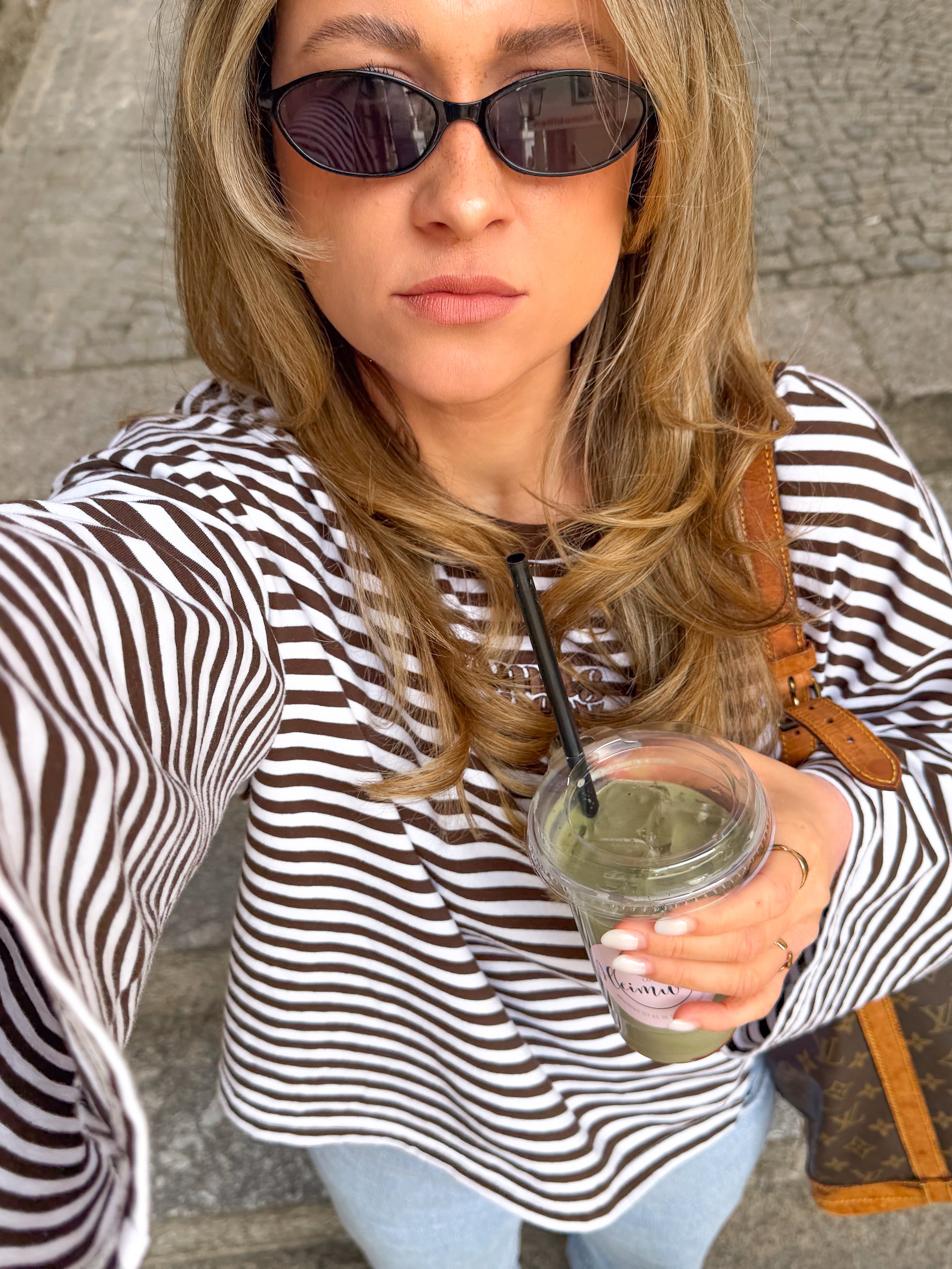 Oversized Longsleeve Chocolate Stripes
