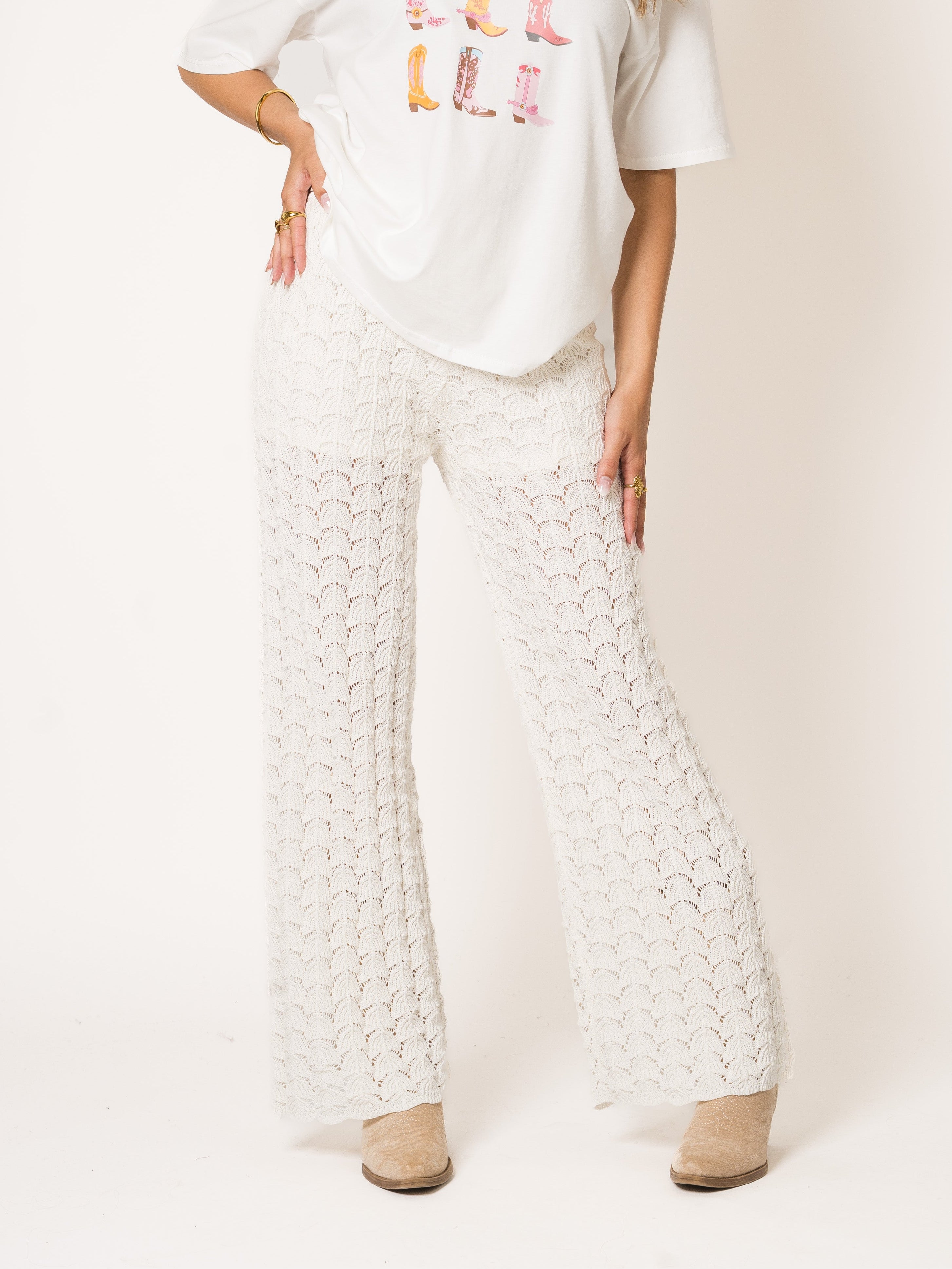 Summer Breeze Cotton Boho Häkelhose