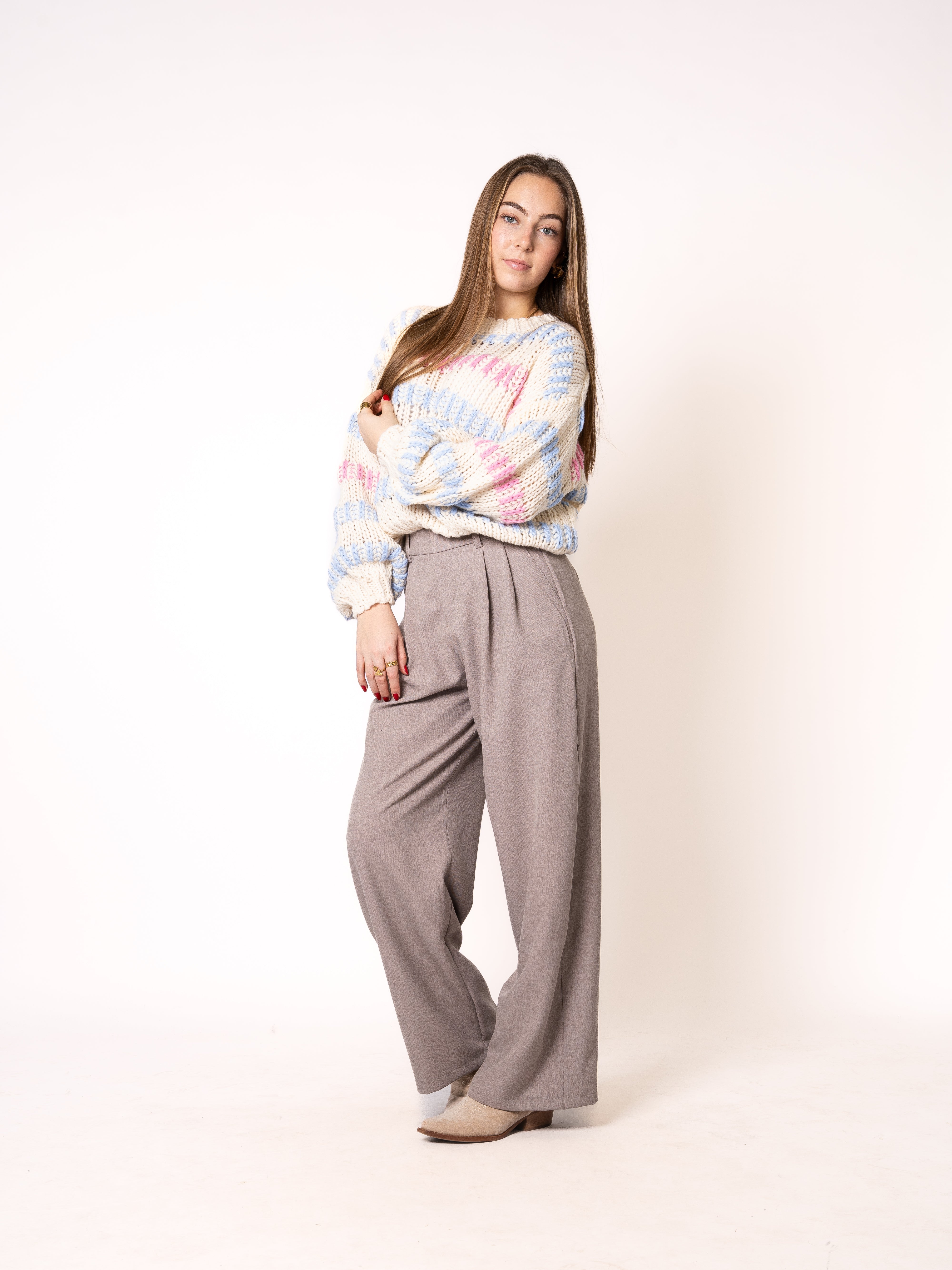 Classy Stoffhose Amara - Beige