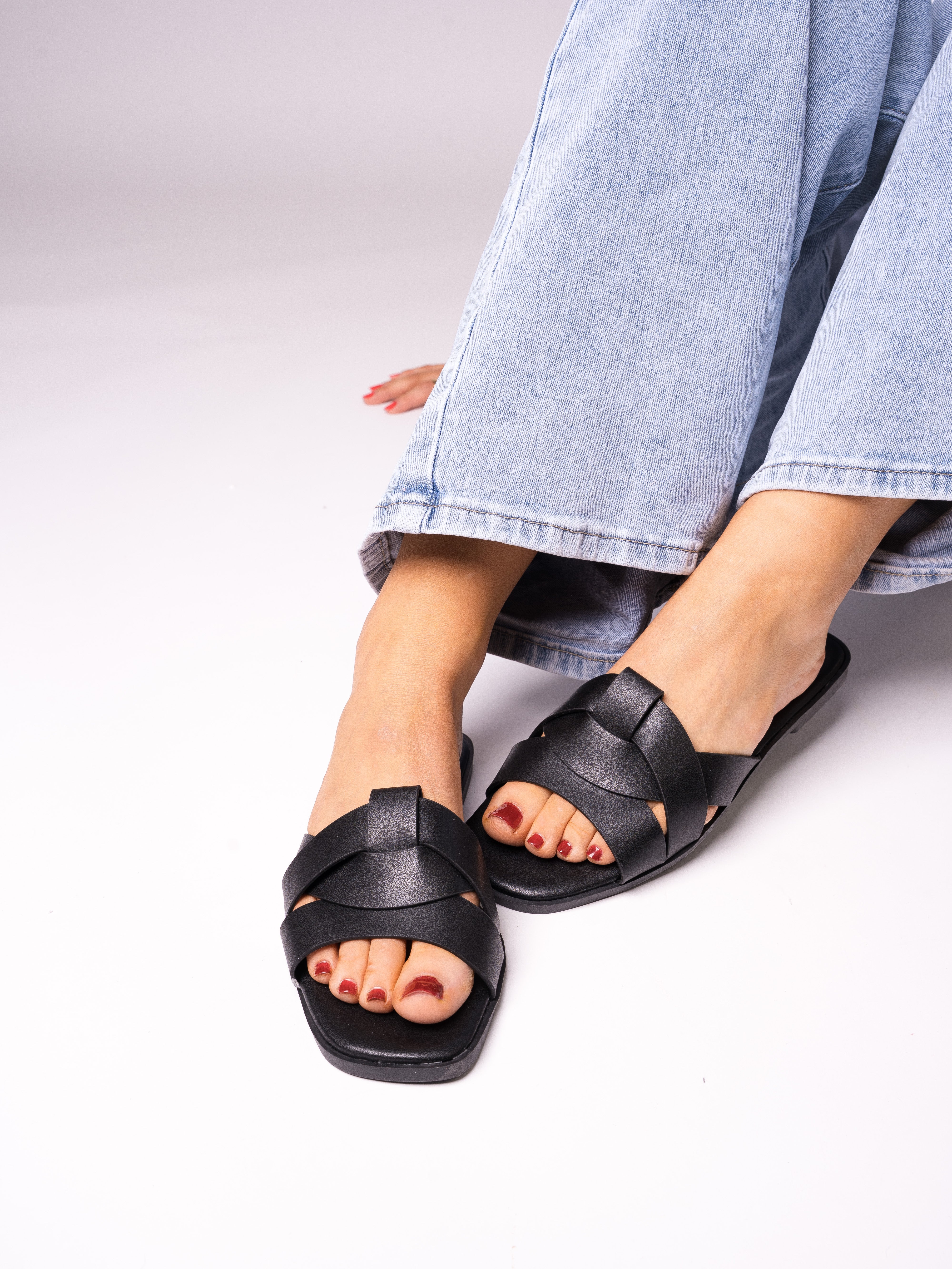 Twisted Slipper Sandalen