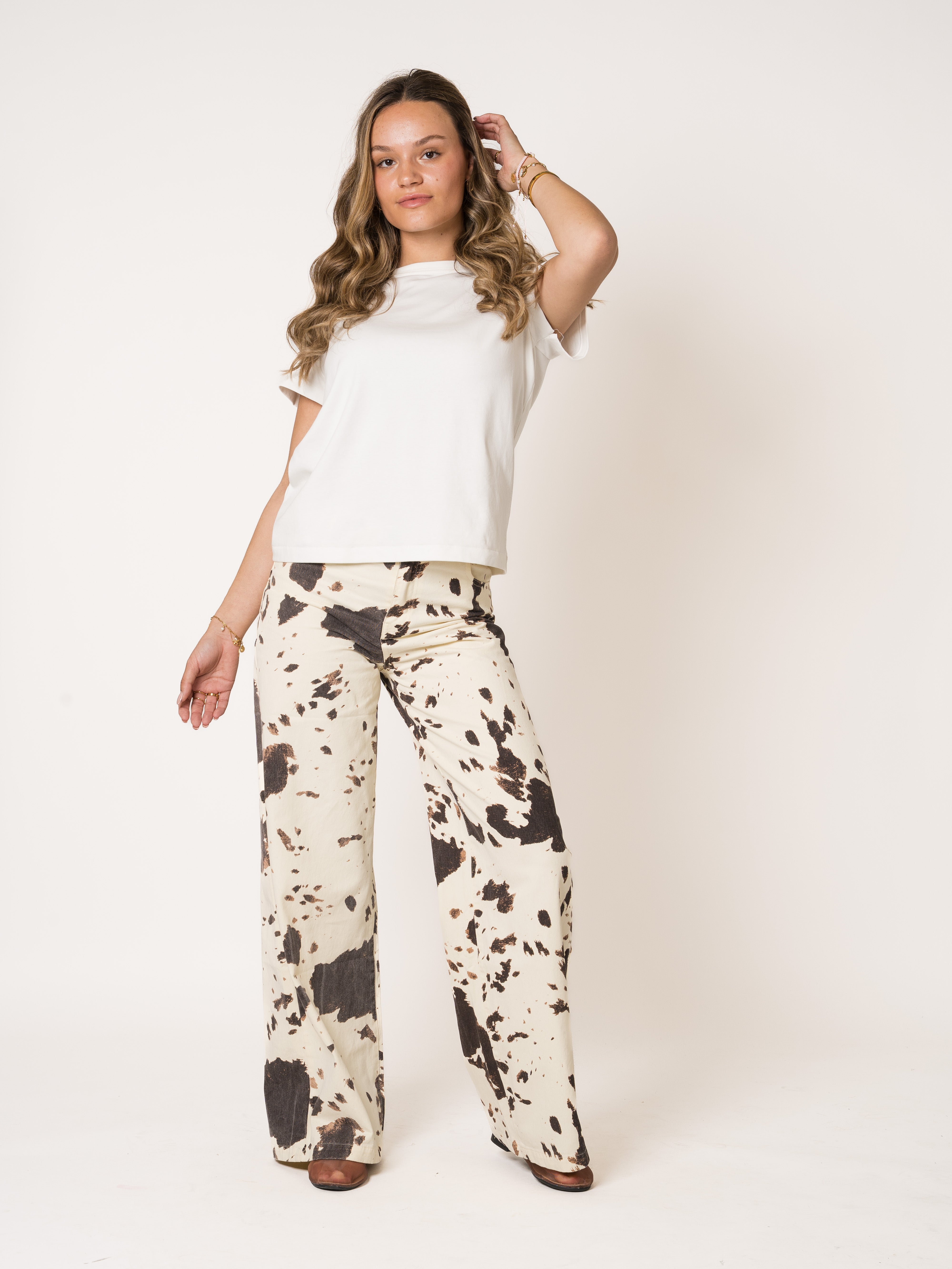 Cow Lover Cotton Jeans