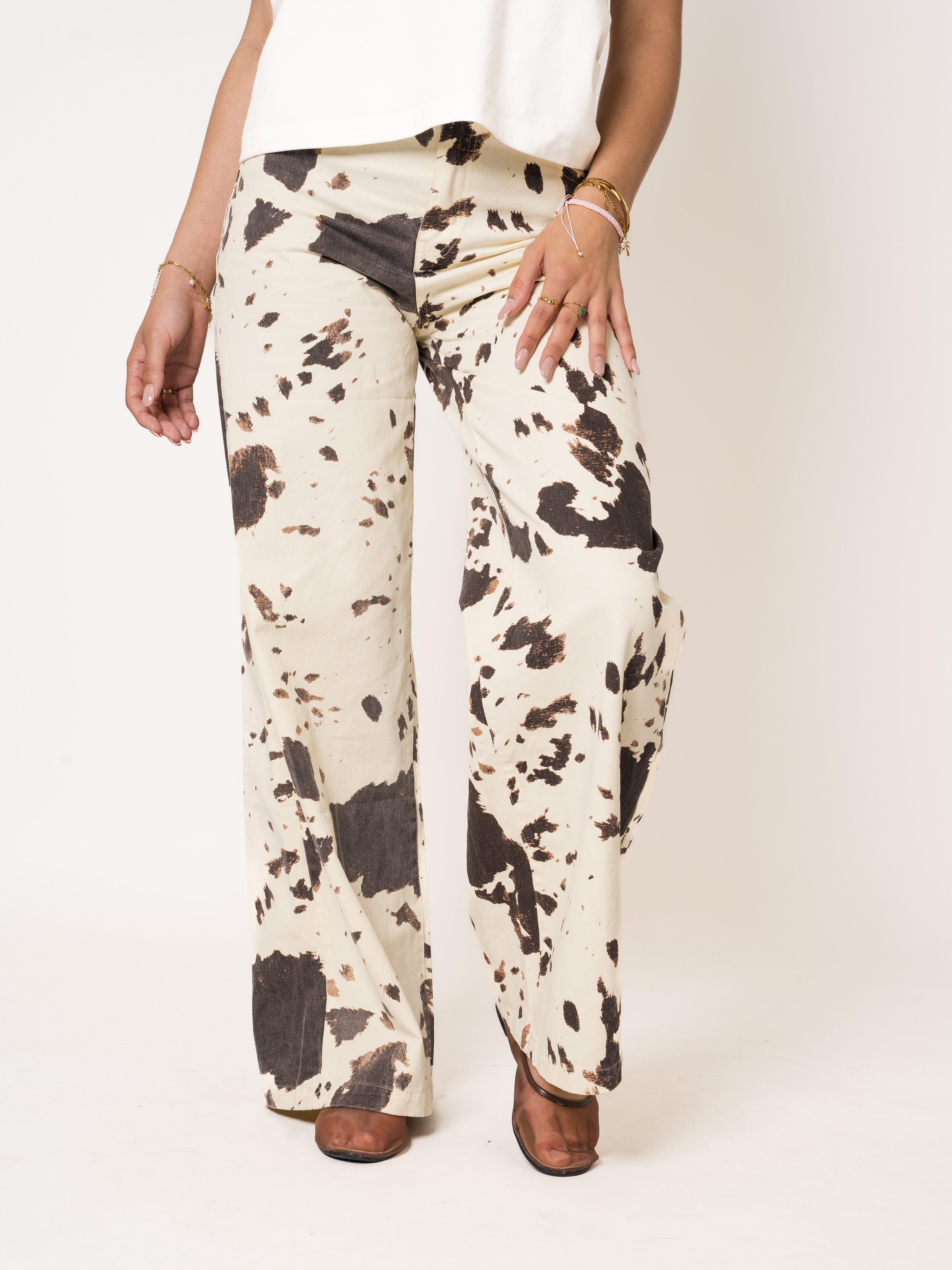 Cow Lover Cotton Jeans