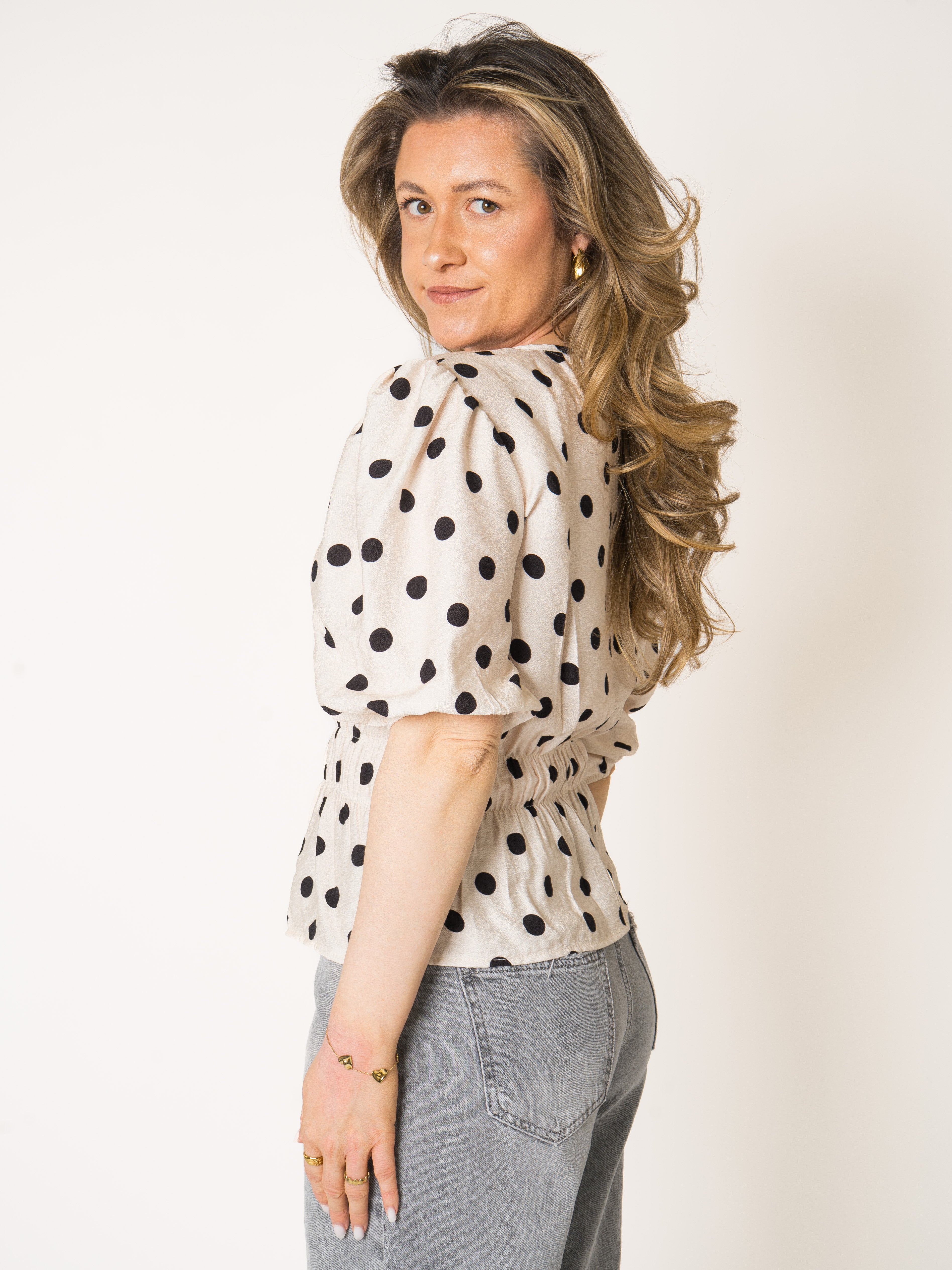 Polka Dot Blouse