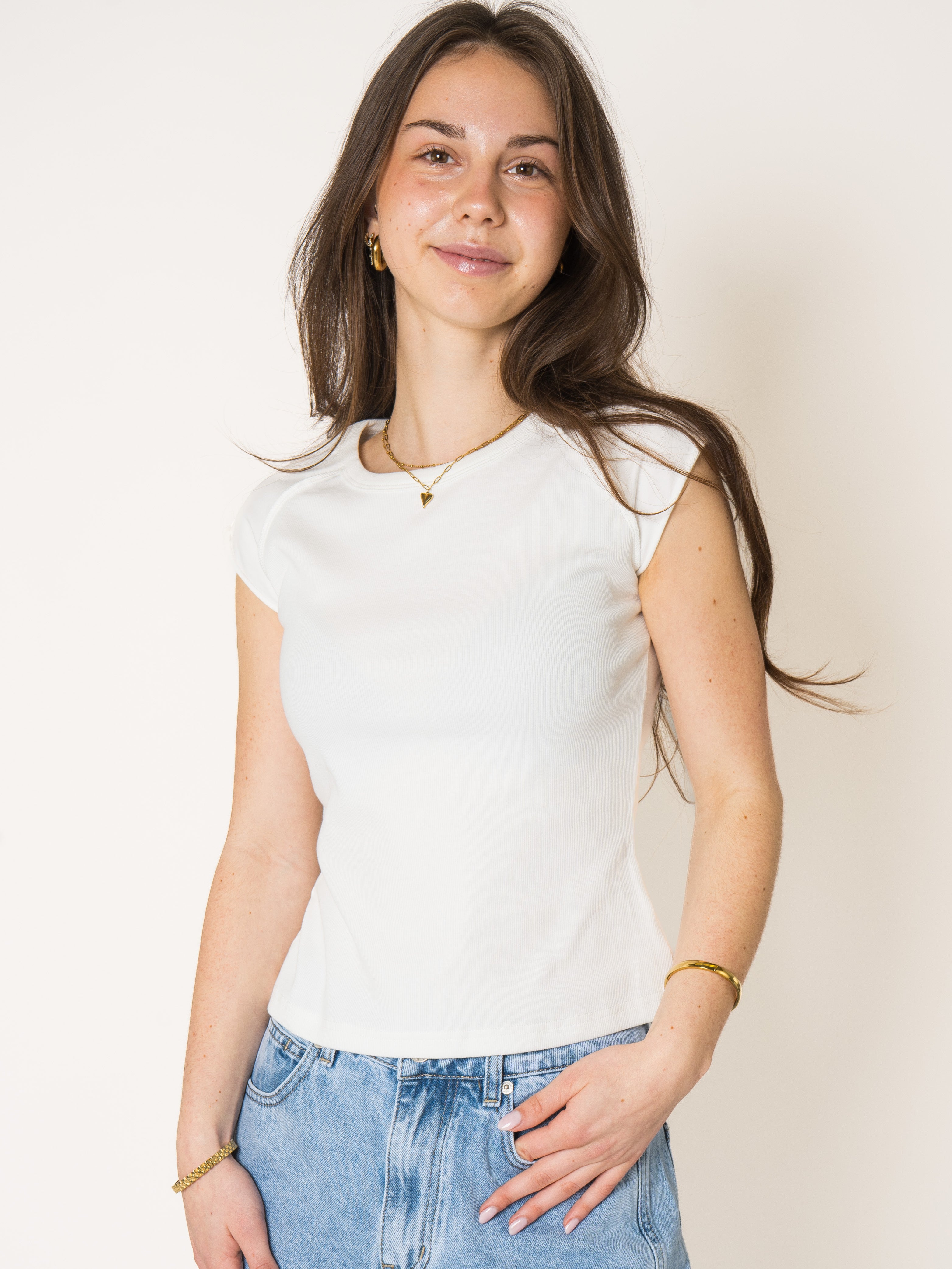 Soft Ribbed Tee