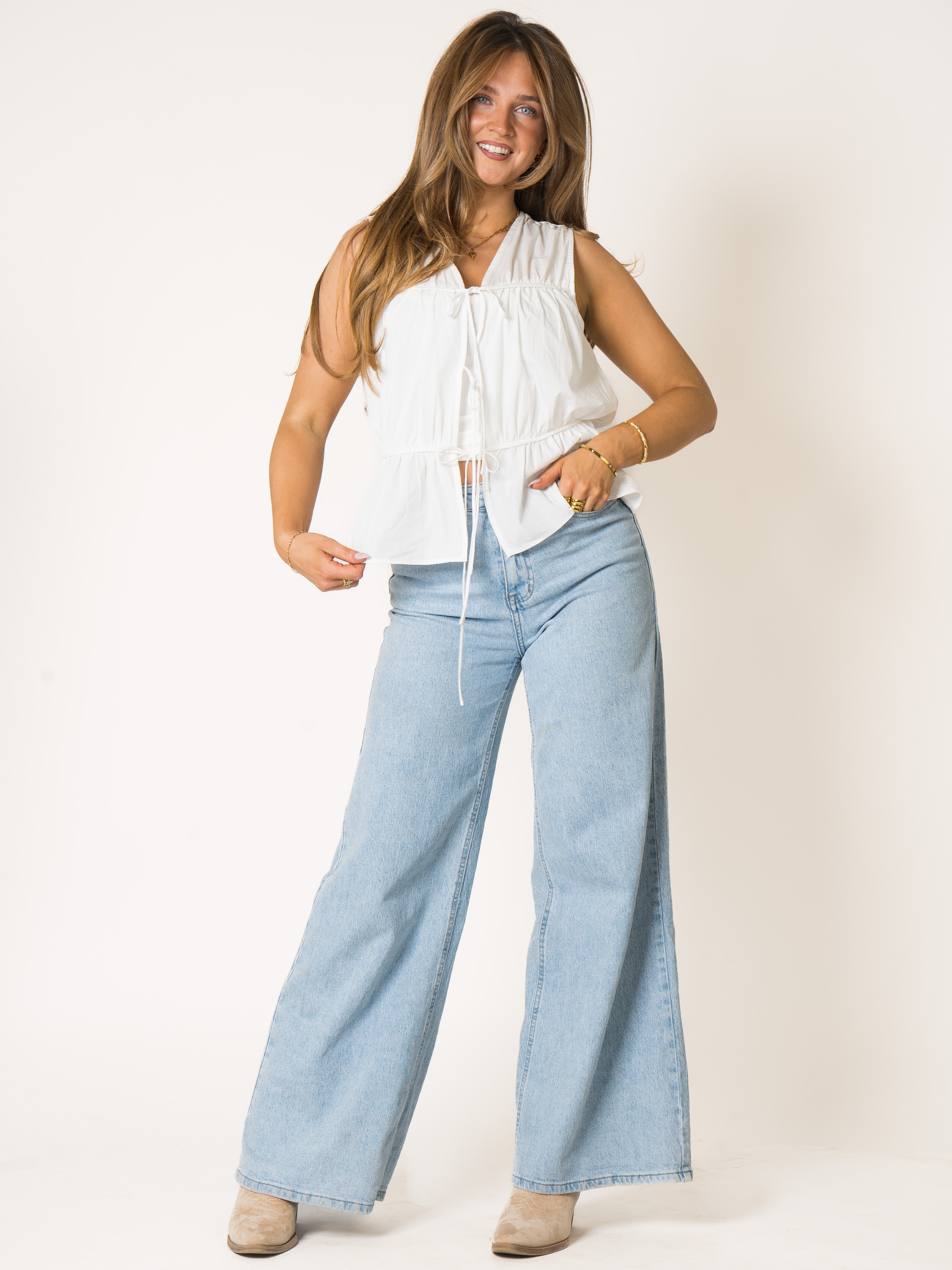 Vacay Ruffle Blouse