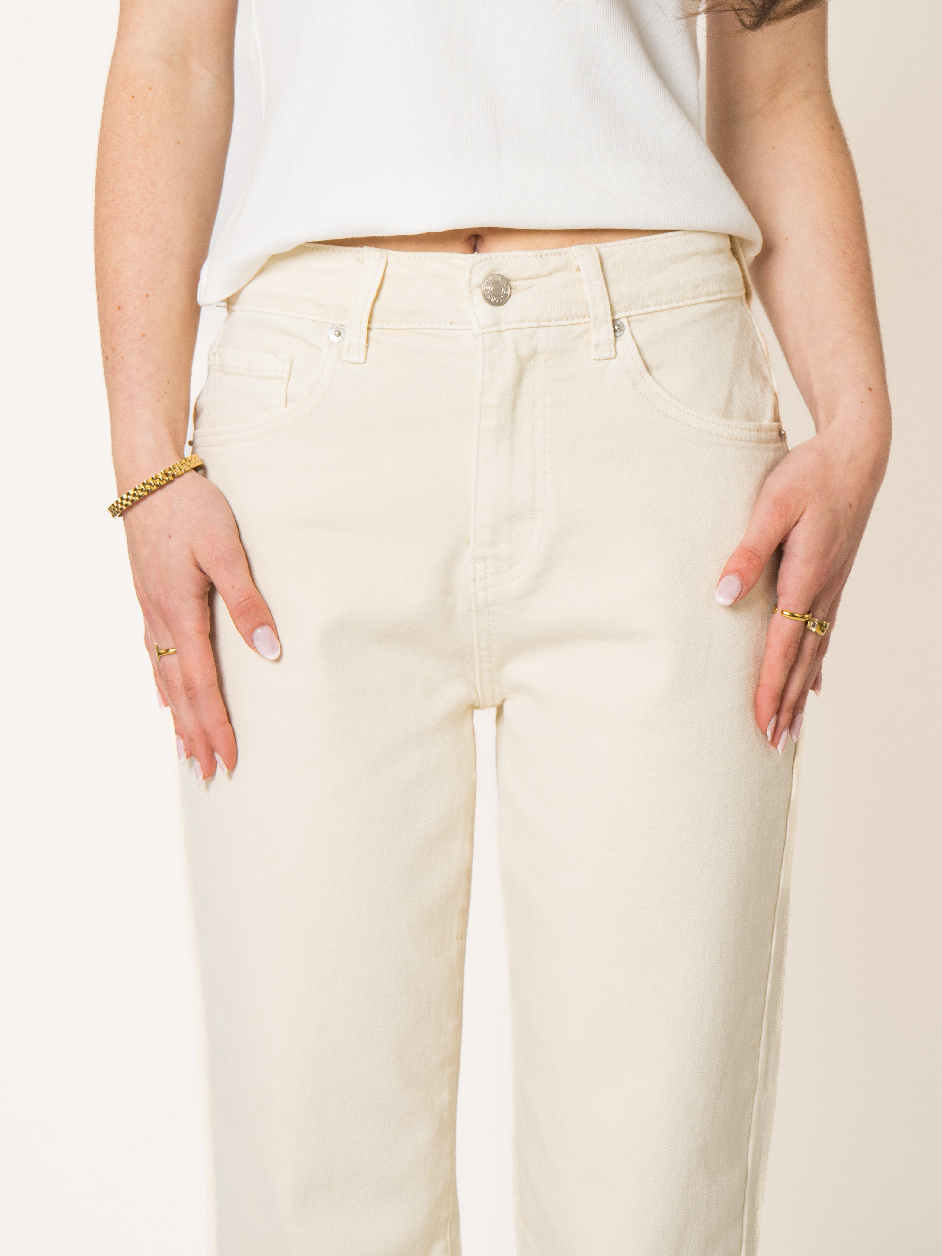 Mom Fit Jeans Chestnut