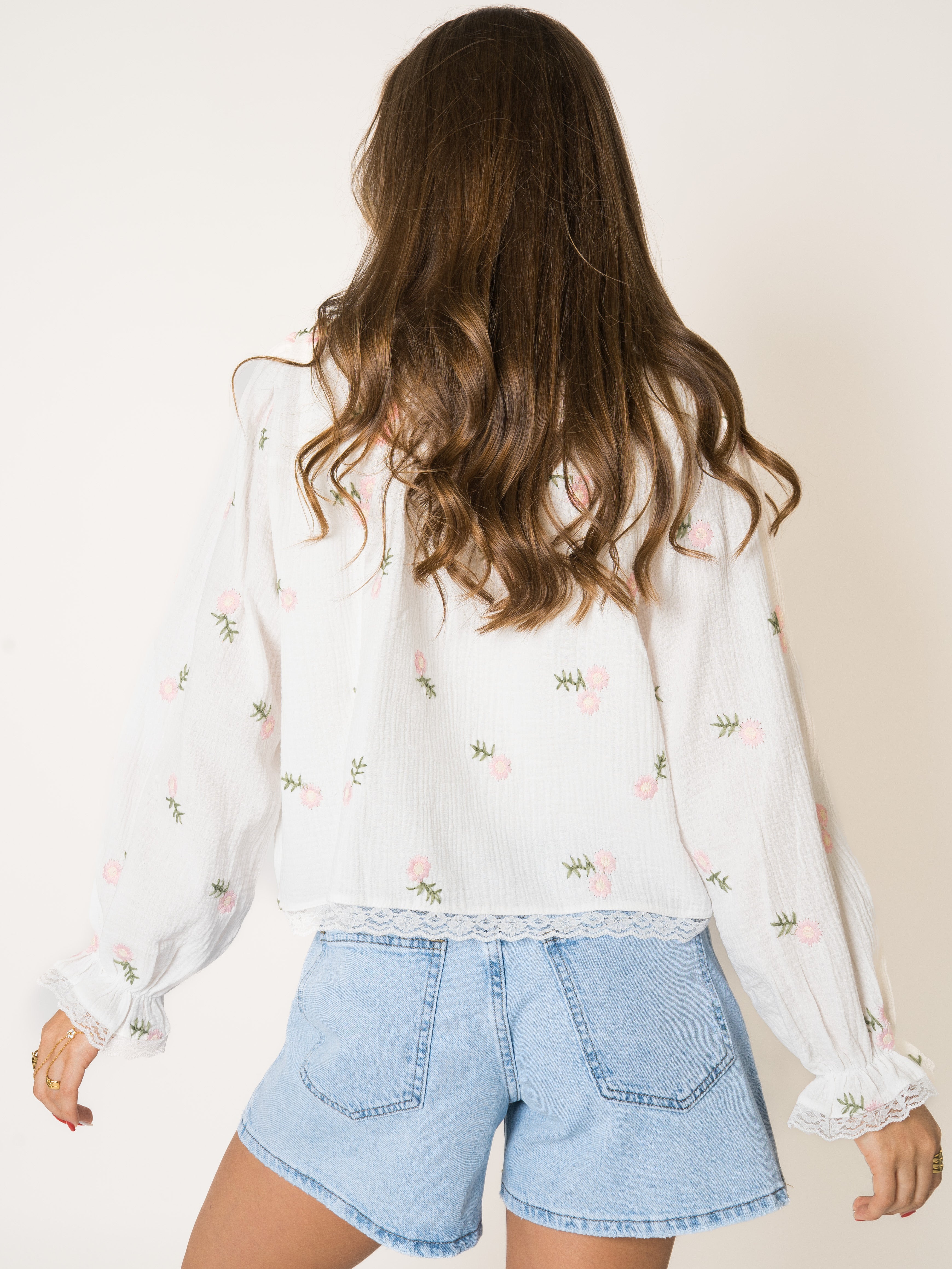 Flower Garden Musselin Cardigan