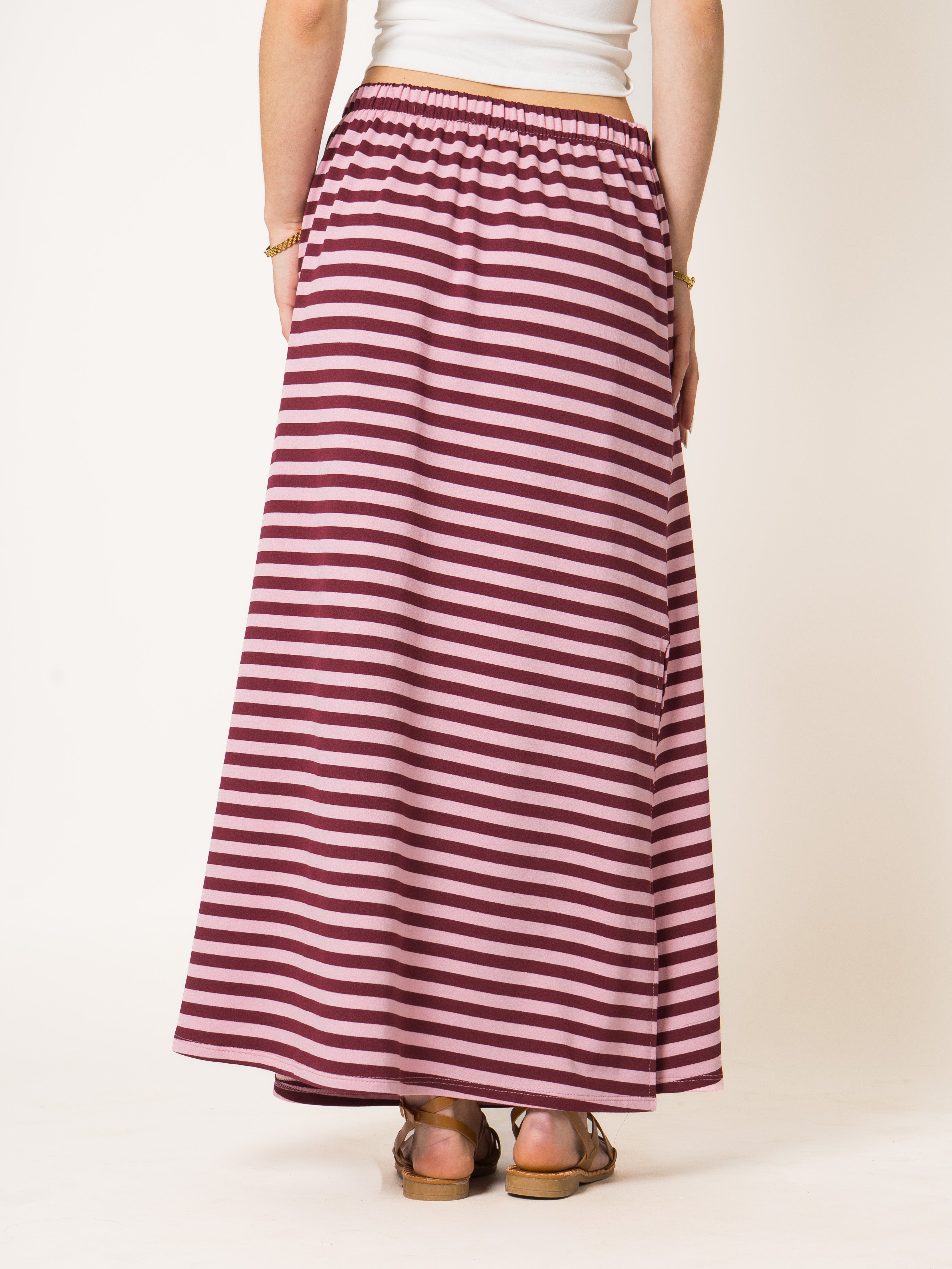 Candy Stripes Maxi Skirt