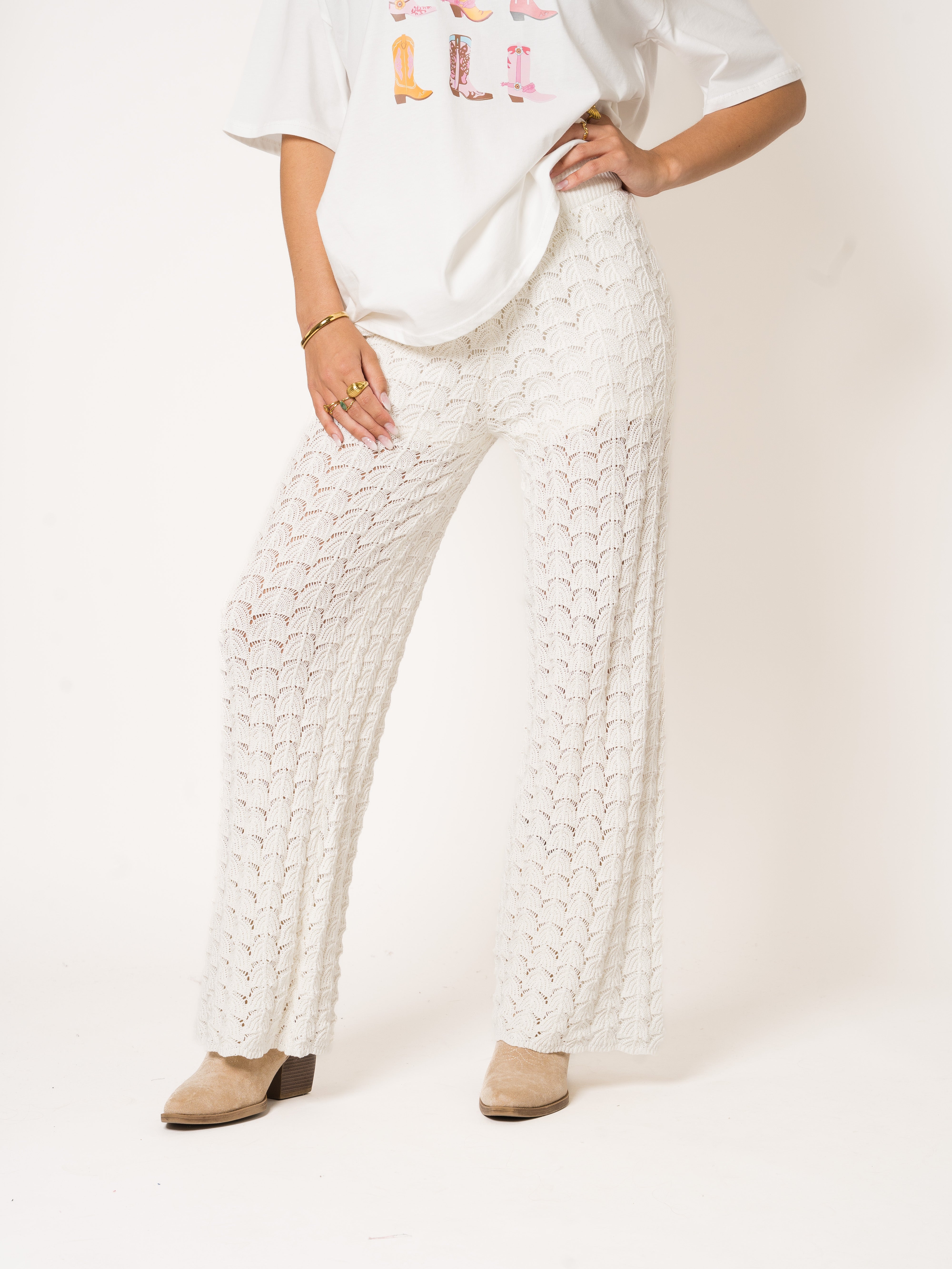 Summer Breeze Cotton Boho Häkelhose