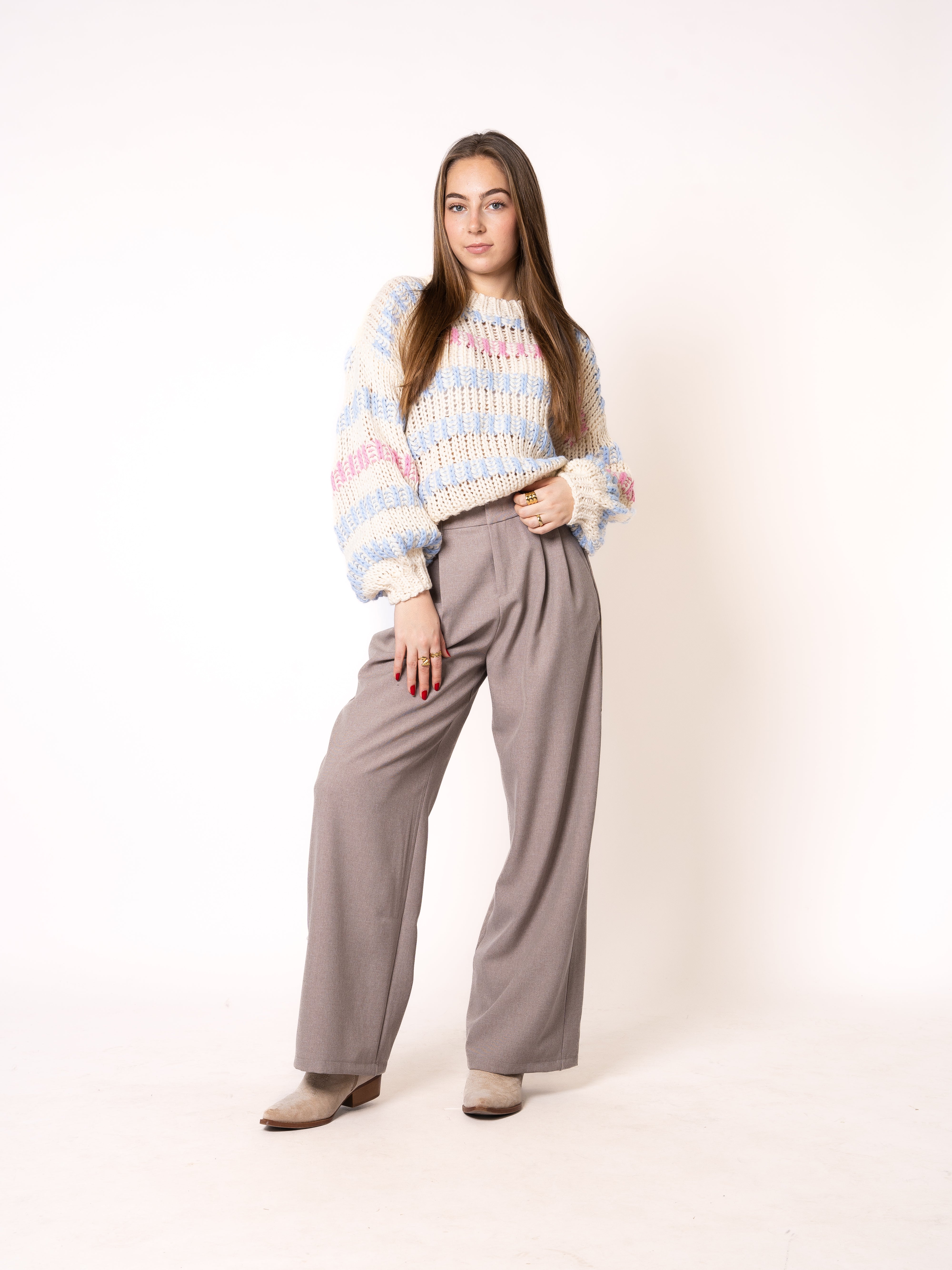 Classy Stoffhose Amara - Beige
