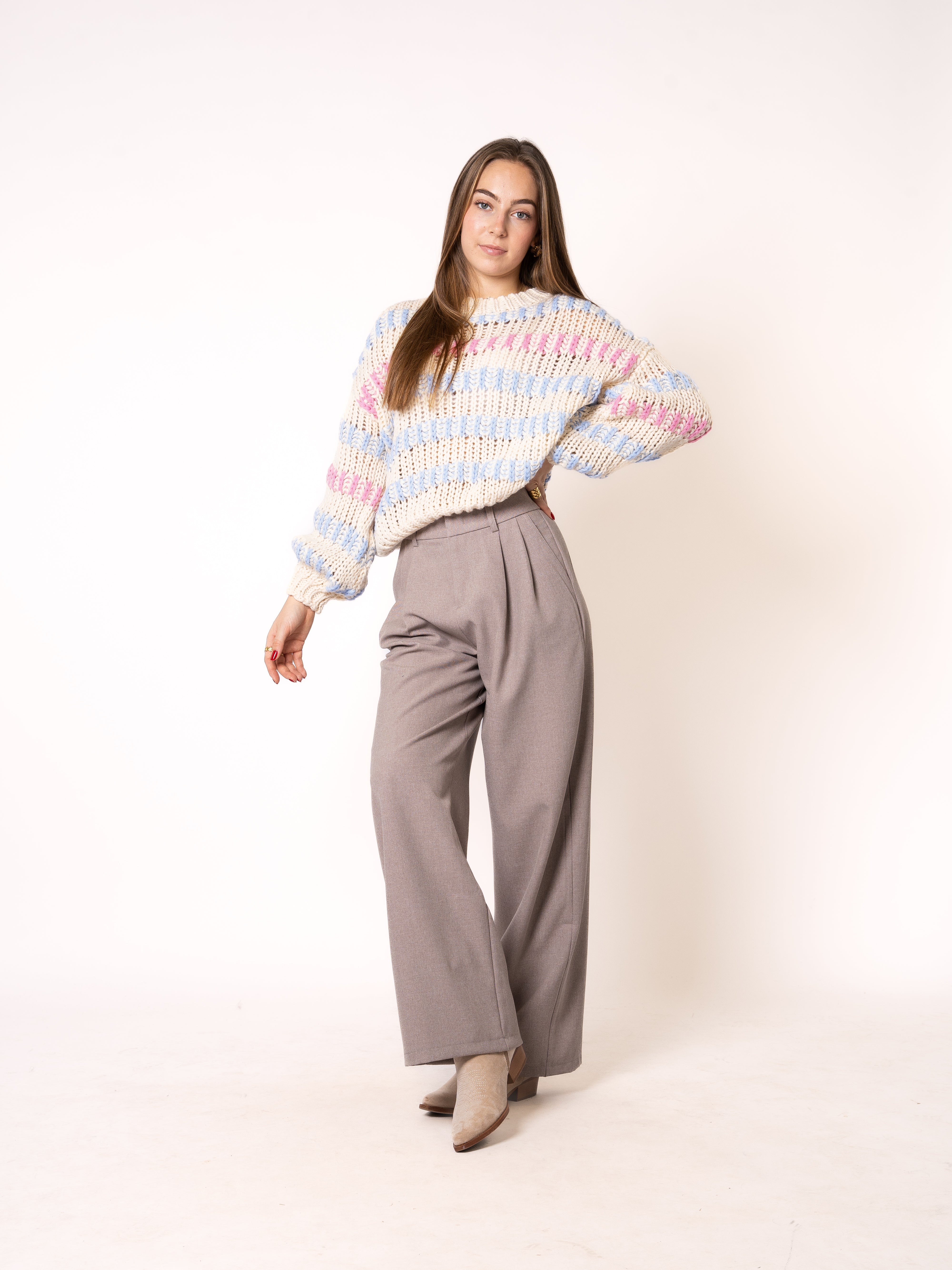 Classy Stoffhose Amara - Beige