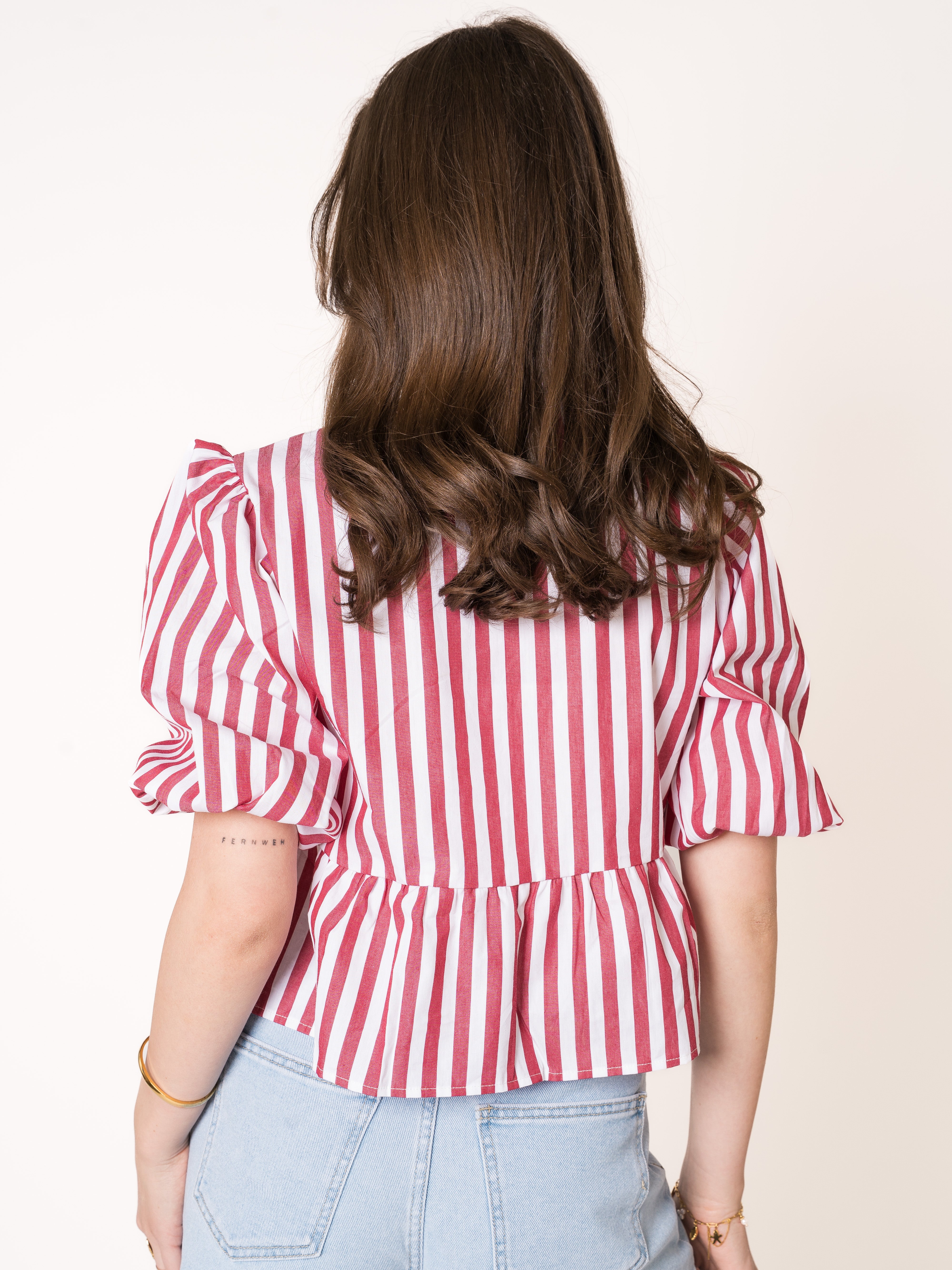 Stripe Vibe Balloon Shirt