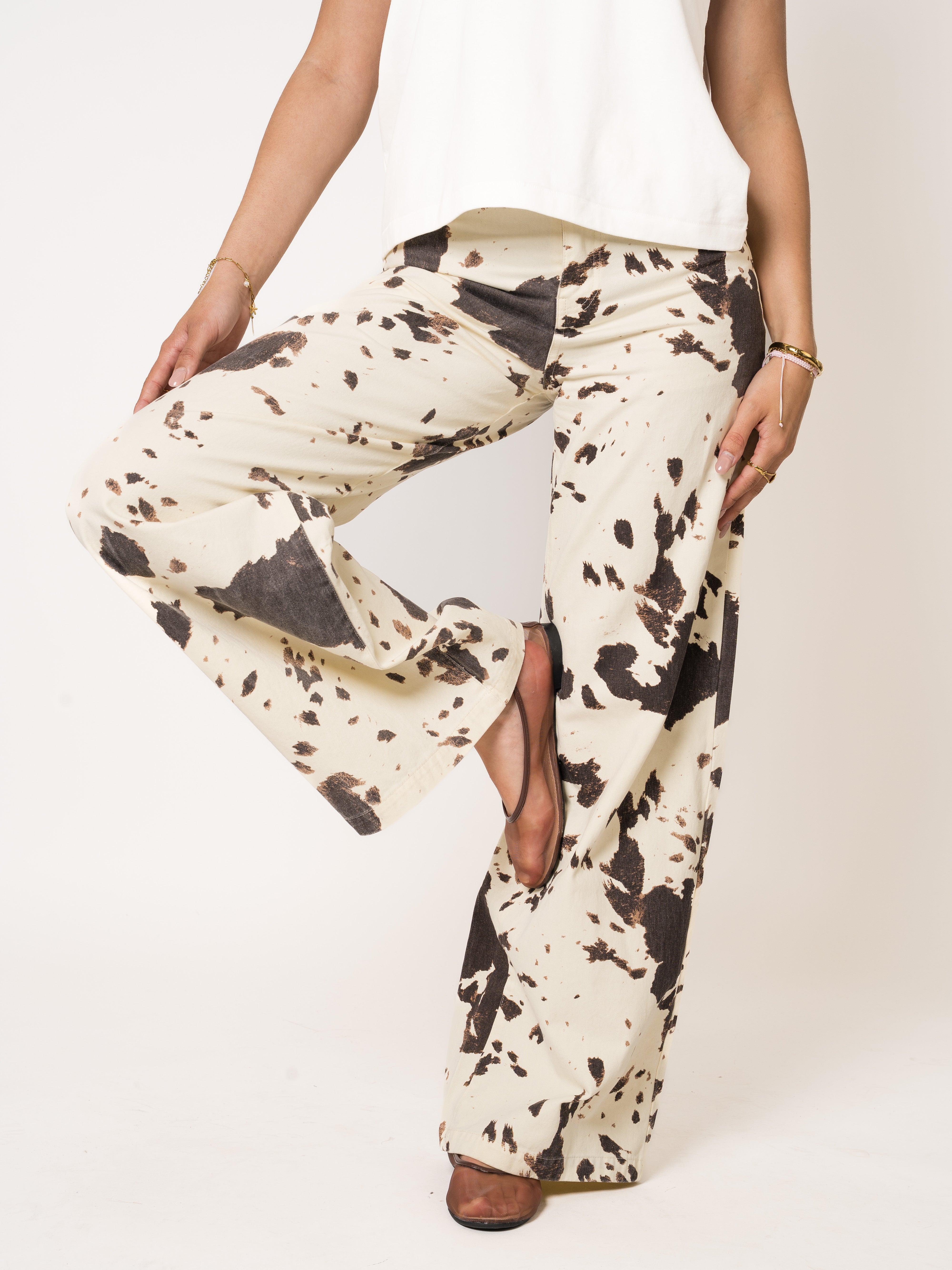 Cow Lover Cotton Jeans