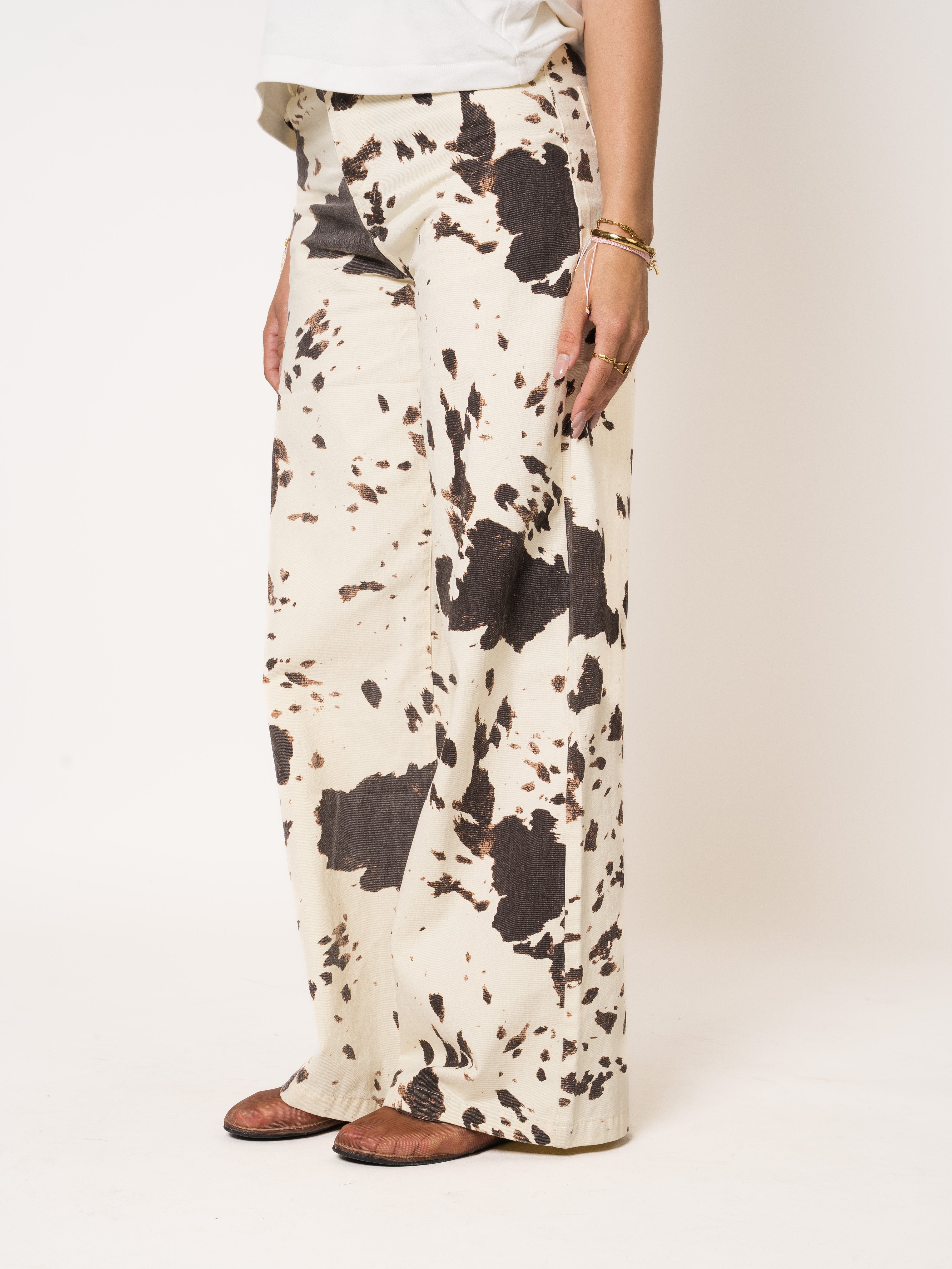 Cow Lover Cotton Jeans