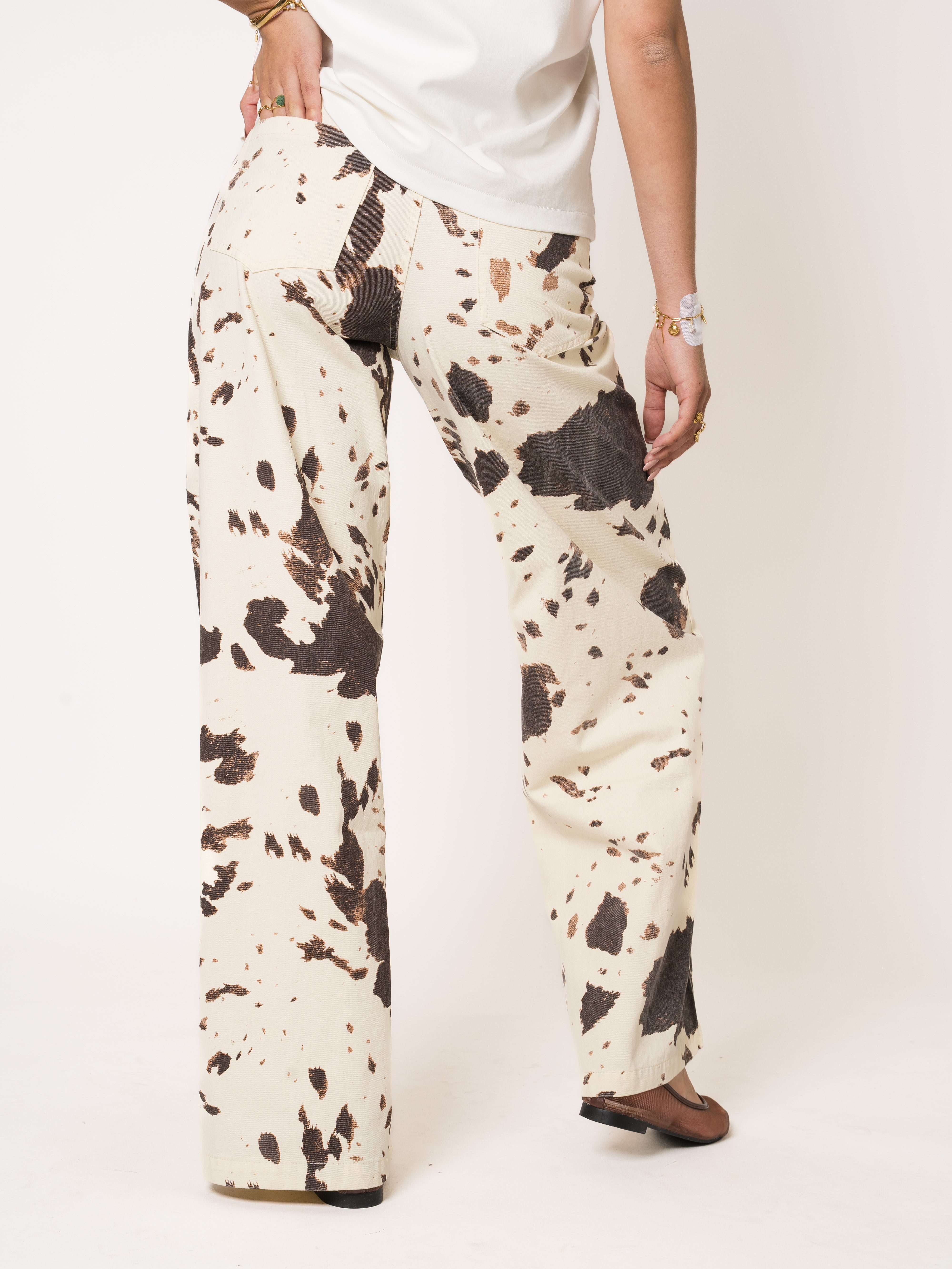 Cow Lover Cotton Jeans