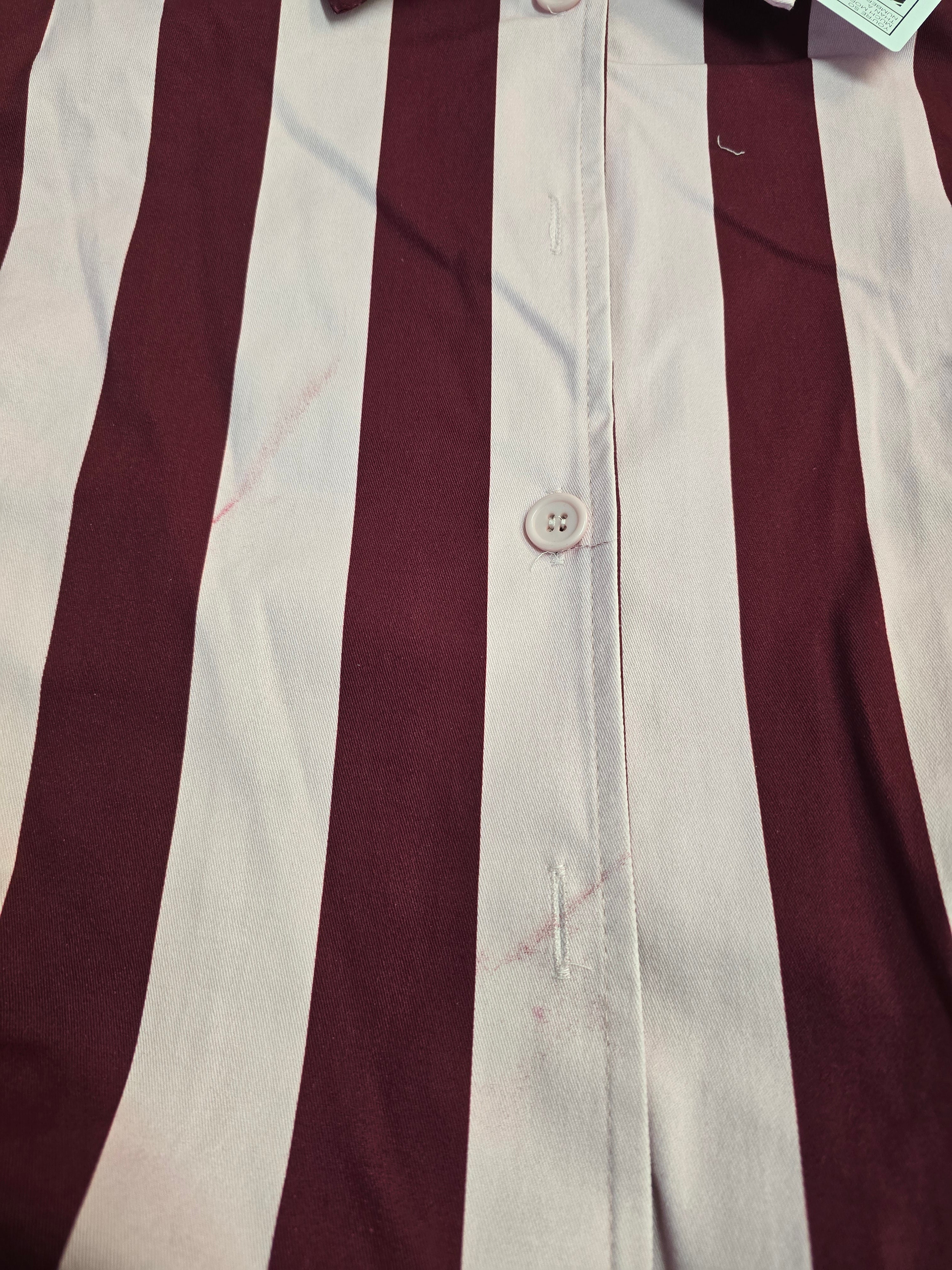 LUCKY DEAL 2202 Strawberry Vibes Stripe Jacket - Rosa mit Bordeaux - vom Umtausch ausgeschlossen -