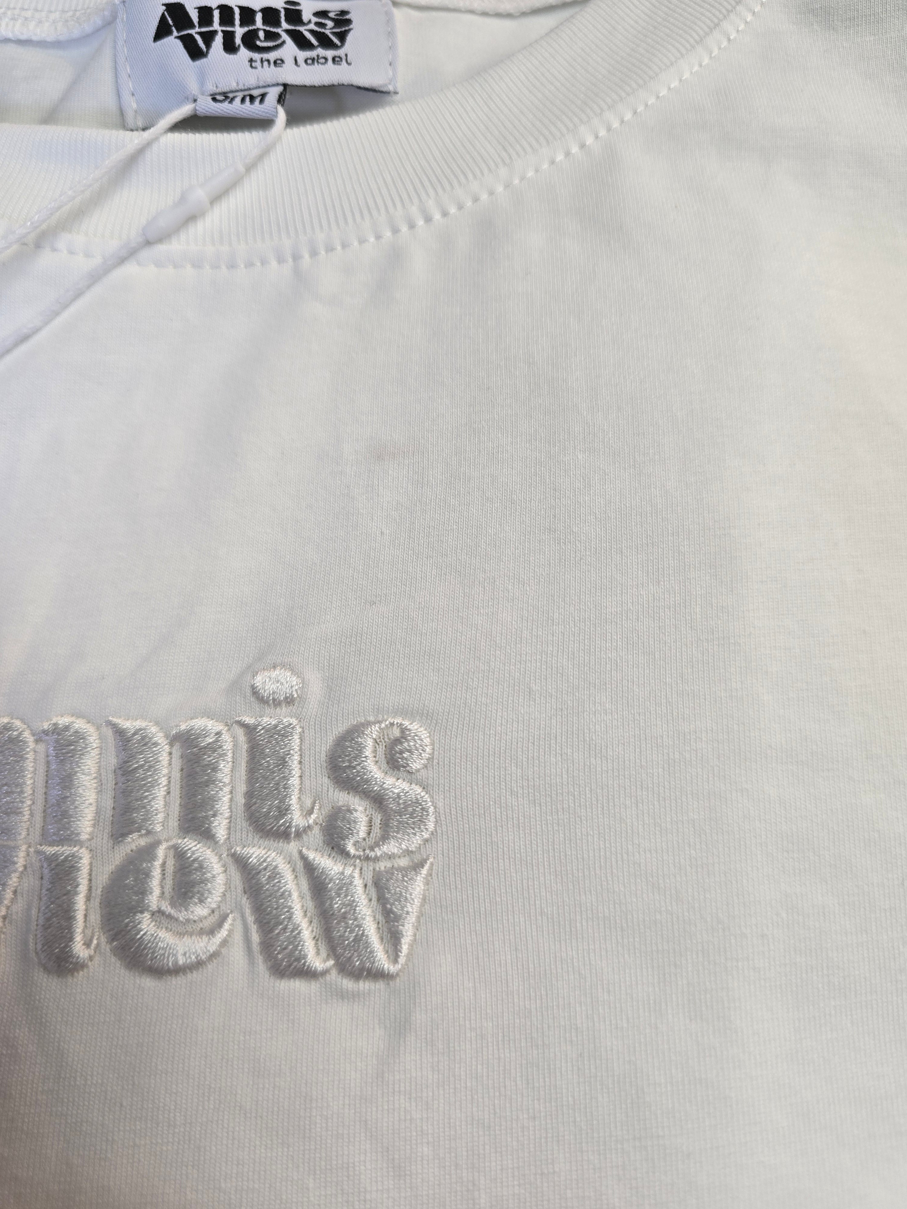 LUCKY DEAL 2237 Blanco Mood Oversized T-Shirt - White - vom Umtausch ausgeschlossen -