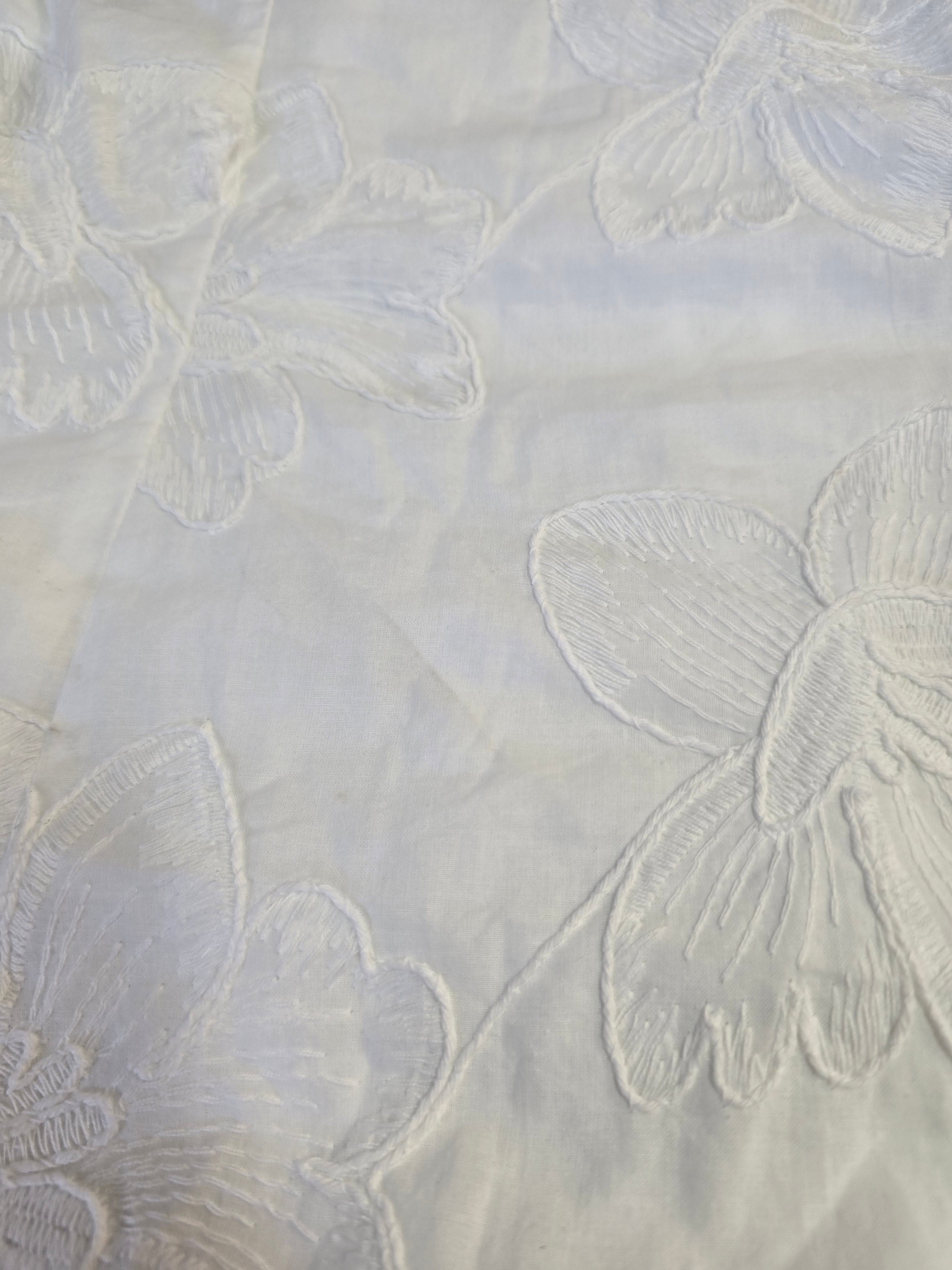 LUCKY DEAL 2233 Flowerspell Cotton Minidress - Weiß - vom Umtausch ausgeschlossen -